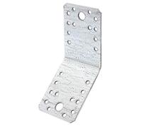 Alberts 848361 Équerre d'assemblage | coudée à 135° | galvanisée Sendzimir | 90 x 90 x 65 mm | kit de 25