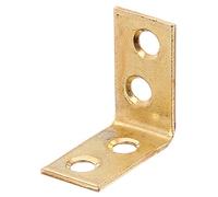 Alberts 848576 Équerre de chaise | laitonnée | 50 x 50 x 15 mm | kit de 50