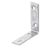 Alberts 848606 Équerre de chaise | galvanisé Sendzimir | 50 x 50 x 15 mm | kit de 120