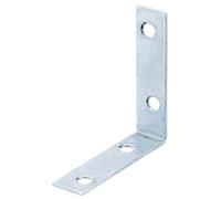 Alberts 848651 Équerre de chaise | galvanisé Sendzimir | 60 x 60 x 16 mm | kit de 80