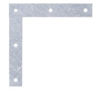 Alberts 849016 Équerre de meuble | galvanisé Sendzimir | 100 x 100 x 15 mm | kit de 50