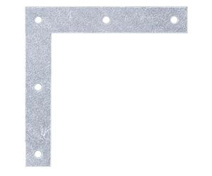 Alberts 849016 Équerre de meuble | galvanisé Sendzimir | 100 x 100 x 15 mm | kit de 50