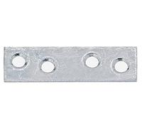 Alberts 849368 Platine d'assemblage | étroite | galvanisé Sendzimir | 50 x 14 mm | kit de 100
