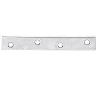 Alberts 849399 Platine d'assemblage | étroite | galvanisé Sendzimir | 100 x 15 mm | kit de 100