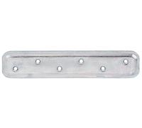Alberts 849665 Platine d'assemblage | étroite | électro-galvanisé, passivé à couche épaisse | 180 x 40 mm | kit de 20