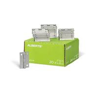 Alberts 849955 Charnière | étroite | galvanisé Sendzimir | 51 x 30 mm | kit de 20