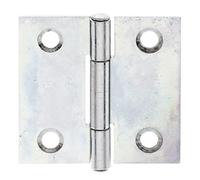 Alberts 850241 Charnière | carrée | galvanisé Sendzimir | 31,5 x 31 mm | kit de 50