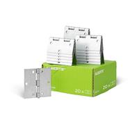 Alberts 850289 Charnière | carrée | galvanisé Sendzimir | 70 x 70 mm | kit de 20