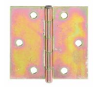 Alberts 850296 Charnière | carrée | galvanisé Sendzimir | 80 x 80 mm | kit de 20