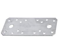 Alberts 851781 Platine d'assemblage | acier inoxydable | 133 x 55 mm | kit de 50