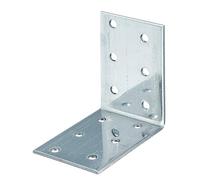 Alberts 851811 Équerre multi-trous | acier inoxydable | 60 x 60 x 40 mm | kit de 10