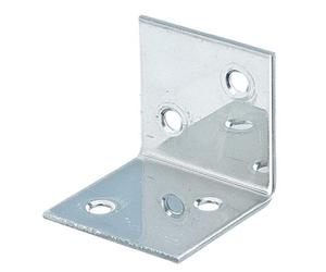 Alberts 851859 Équerre large | acier inoxydable | 40 x 40 x 40 mm | kit de 10