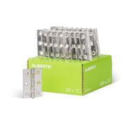 Alberts 851989 Charnière | demi-large | acier inoxydable | 63 x 43 mm | kit de 20