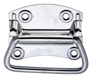 Alberts 852153 Poignée de malle | acier inoxydable | 92 x 80 mm | kit de 10