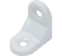 Alberts 854027 Équerre décorative | emboutie | en blanc | 30 x 30 x 20 mm | kit de 20