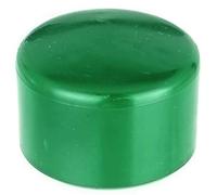 Alberts 855246 Capuchon pour poteaux ronds en métal | plastique, en vert | pour poteau Ø 44 mm | kit de 20