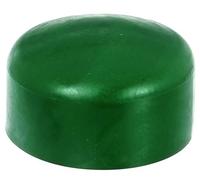 Alberts 855253 Capuchon pour poteaux ronds en métal | plastique, en vert | pour poteau Ø 60 mm | kit de 10