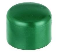Alberts 855260 Capuchon Ronds métal | PVC Vert | pour Poteau Ø 38 mm | Kit de 20 clôture