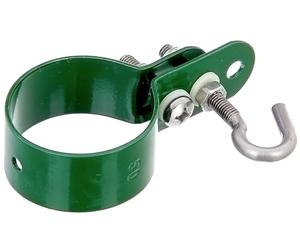 Alberts 855451 Collier pour barres de précontrainte maillage | galvanisé, plastifié, vert | Ø du collier 48 mm