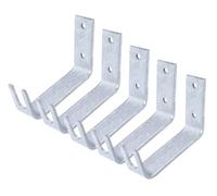 Alberts 855789 Support mural pour vélo | galvanisé à chaud | avec équerres | kit de 5