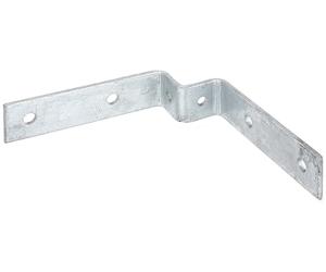 Alberts 855819 Patte de fixation | pour poteau universel | galvanisé à chaud | 30 x 30 x 119 mm | kit de 10