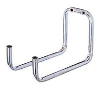 Alberts 856182 Crochet mural | au choix dans différents modèles | double angle | galvanisé, en bleu | diamètre Ø12 mm | 120 x 160 x 90 mm | kit de 5