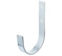 Alberts 856236 Crochet mural | au choix dans différents modèles | coudé | galvanisé, en bleu | 180 x 100 mm | kit de 10