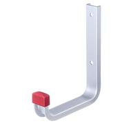 Alberts 856809 Crochet mural | au choix dans différents modèles | coudé | aluminium | profondeur 115 mm | hauteur 140 mm | kit de 10