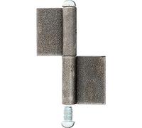 Alberts 858209 Paumelle longue à souder | Type KO4 | acier | hauteur 100 mm | diamètre Ø 9 mm | kit de 10