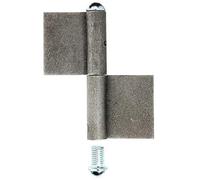 Alberts 858223 Paumelle longue à souder | Type KO4 | acier | hauteur 140 mm | diamètre Ø 14 mm | kit de 10