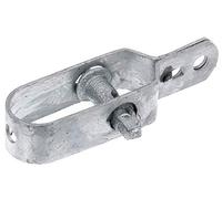 Alberts 859152 Tendeur de câbles, avec barillet en acier, galvanisé à chaud, taille 2, longueur 100 mm, kit de 100