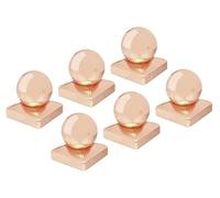 Alberts 860080 Capuchon pour poteaux en bois | avec tête sphérique | cuivre | 90 x 90 mm | kit de 6