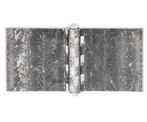 Alberts 860240 Charnière | large, à souder | acier, brut | 80 x 160 mm | kit de 10