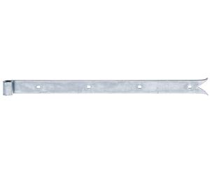 Alberts 862527 Lot de 10 charnières de charnière, différentes versions, galvanisé bleu, roulette Ø 14 mm, dimensions 500 x 35 mm