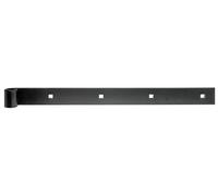 Alberts 862657 Paumelle de magasin | en différents modèles | noir | rouleau Ø14 mm | taille 400 x 35 mm | kit de 10