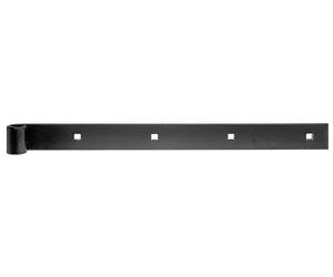 Alberts 862657 Paumelle de magasin | en différents modèles | noir | rouleau Ø14 mm | taille 400 x 35 mm | kit de 10