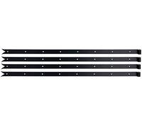 Alberts 862831 Penture | en différents modèles | en noir | gond Ø 16 mm | taille 1200 x 40 mm | kit de 4