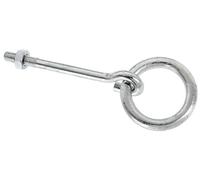 Alberts 863623 Anneau de fixation | électro-galvanisé bleu | avec filetage | à visser | 130 mm x Ø45 mm | kit de 10