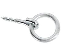 Alberts 863630 Anneau à visser | électro-galvanisé bleu | à visser | Ø extérieur 65 mm | Ø intérieur 45 mm | Ø du filetage 10 mm | longueur totale 125 mm | kit de 10