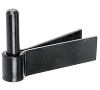 Alberts 863913 Gond à sceller | crochet en F | laque noire pour immersion | cote axe Ø14 mm | 92 x 30 mm | kit de 10