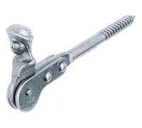 Alberts 864217 Arrêt de volet tête bergère | à visser ou à sceller | galvanisé, en bleu | 126,5 mm | kit de 10
