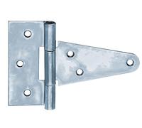 Alberts 864521 Bande pour caisses | avec goupille détachée | électro-galvanisé bleu | Bande : 148 mm | Largeur de la charnière : 40 mm | kit de 10