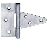 Alberts 864613 Bande pour caisses | avec goupille détachée | électro-galvanisé bleu | Bande : 148 mm | Largeur de la charnière : 40 mm | kit de 10