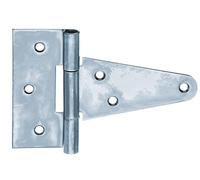 Alberts 864620 Bande pour caisses | avec goupille détachée | électro-galvanisé bleu | Bande : 102 mm | Largeur de la charnière : 40 mm | kit de 10