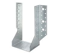 Alberts 865368 Support U | type A | galvanisé Sendzimir | 100 x 200 mm | kit de 25