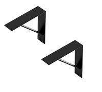 Alberts 869632 Console Sam | une paire | Équerre murale dans différentes couleurs tendance | Support d'étagères murales en paire ou à l'unité | dimensions 205 x 205 x 50 mm