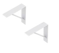 Alberts 869649 Console Sam | une paire | Équerre murale dans différentes couleurs tendance | Support d'étagères murales en paire ou à l'unité | dimensions 205 x 205 x 50 mm