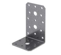 Alberts DURAVIS® 823184 Lot de 50 connecteurs coudés - Revêtement duplex noir diamant - Dimensions : 100 x 60 x 60 mm