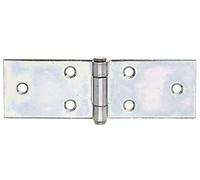 Alberts GAH 346881 charnière de Table | avec goupille rivetée en Acier Inoxydable | zingué Ensemble, Surface Galvanisée À Chaud (Jaune), 32 x 101 mm / 20 STK