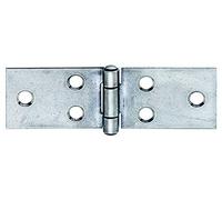 Alberts GAH 361303 charnière de Table | avec goupille rivetée Acier Inoxydable Lot, INOX, 32 x 101 mm / 10 STK